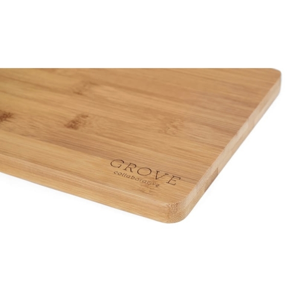 Grove Bamboo Prep Board And Bubble Up Dish Soap Dispenser & Brush - Picture 13 of 14